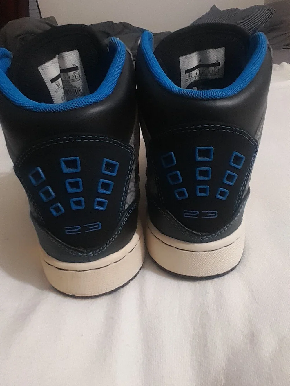 Jordan Kids' Black & Gray Basketball Sneakers